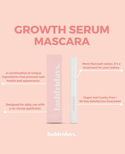 Lashfridays NEW Growth Serum Mascara