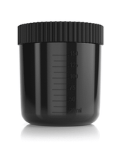 Excess 3 Tan.Cup (2Pack) inc Lids - Black Transparent